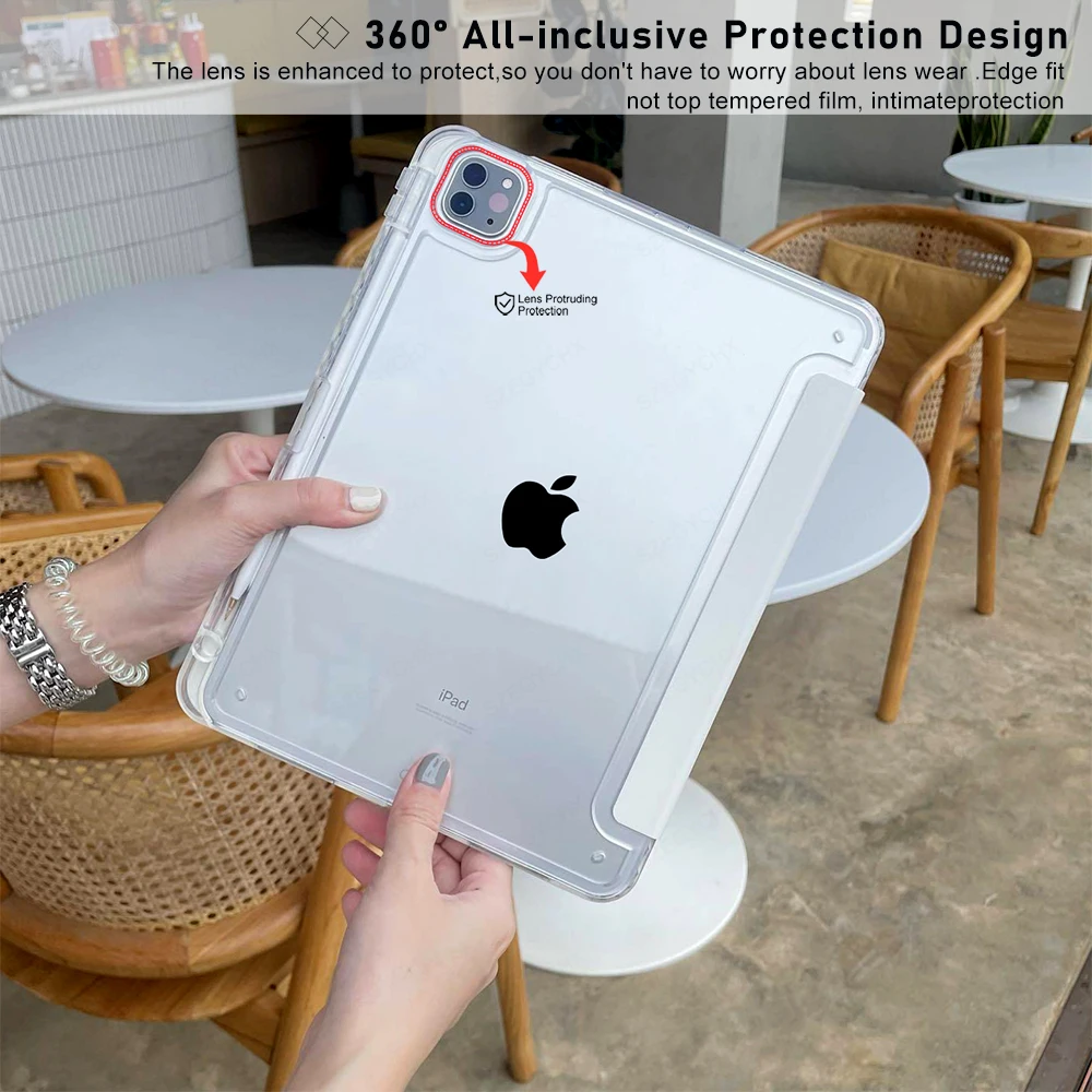 For iPad Pro 11 Case M4 funda iPad 11th Gen Case A16 iPad 10th - Main Image