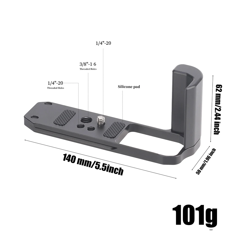 FOTGA Quick Release QR Vertical L Shape Bracket Plate for Nikon Zfc Mirrorless Camera