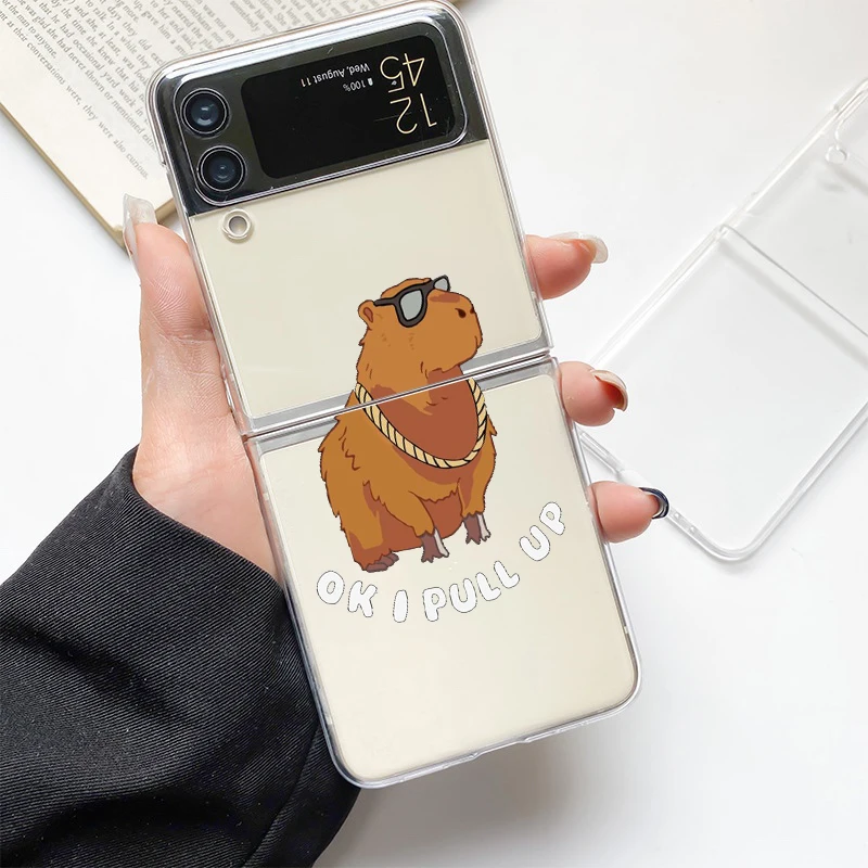 Cute Cartoon Capybara Fashion Phone Case - Funny Gift PC Cover