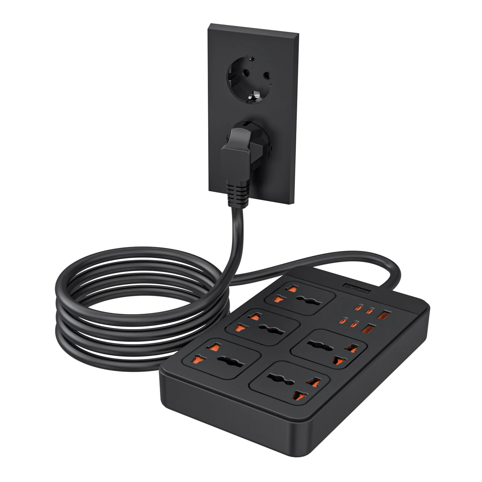 Universal Power Strip with USB Ports and 1.5M Extension Cord