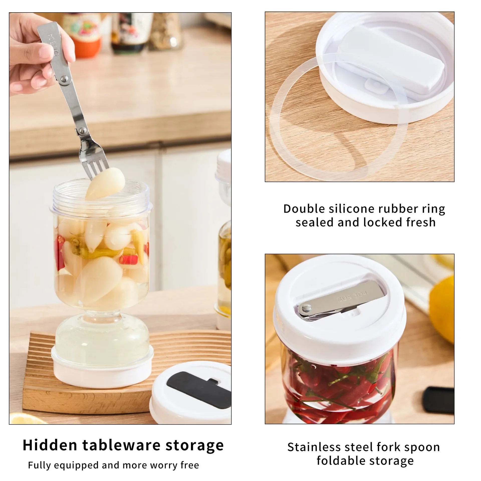 Dry-wet Separation Pickle Jar