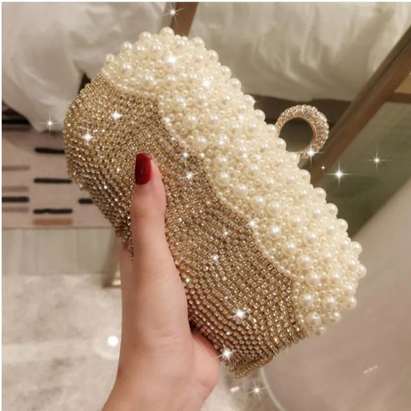 White Pearl Bridal Clutch Beaded Evening Purse Luxury Wedding Handbag With  Chain Shoulder Strap For Women Mini Purse And Party Handcrafted B519 230424  From Youngstore05, $35.98 | DHgate.Com