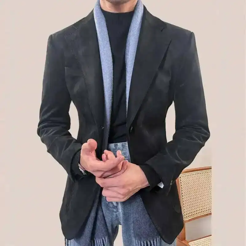 Luxury Stylish Blazer Hombre Chaqueta Hombre Wedding Groom Formal
