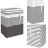 75L New Waterproof Fabric Laundry Basket Simple Clothes Sundries Storage Box Foldable Bag Large Capacity Laundry Basket 5