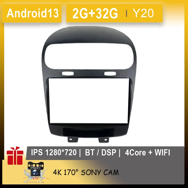 

Carplay Android For Dodge Journey Fiat Leap 2012 - 2020 Auto Radio Multimedia No 2din Player High-performance Screen Video Cam