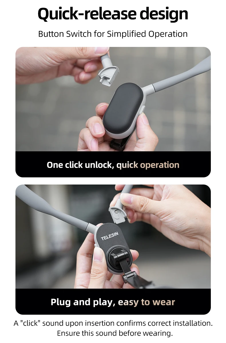 TELESIN Magsafe Neck Holder Image 9