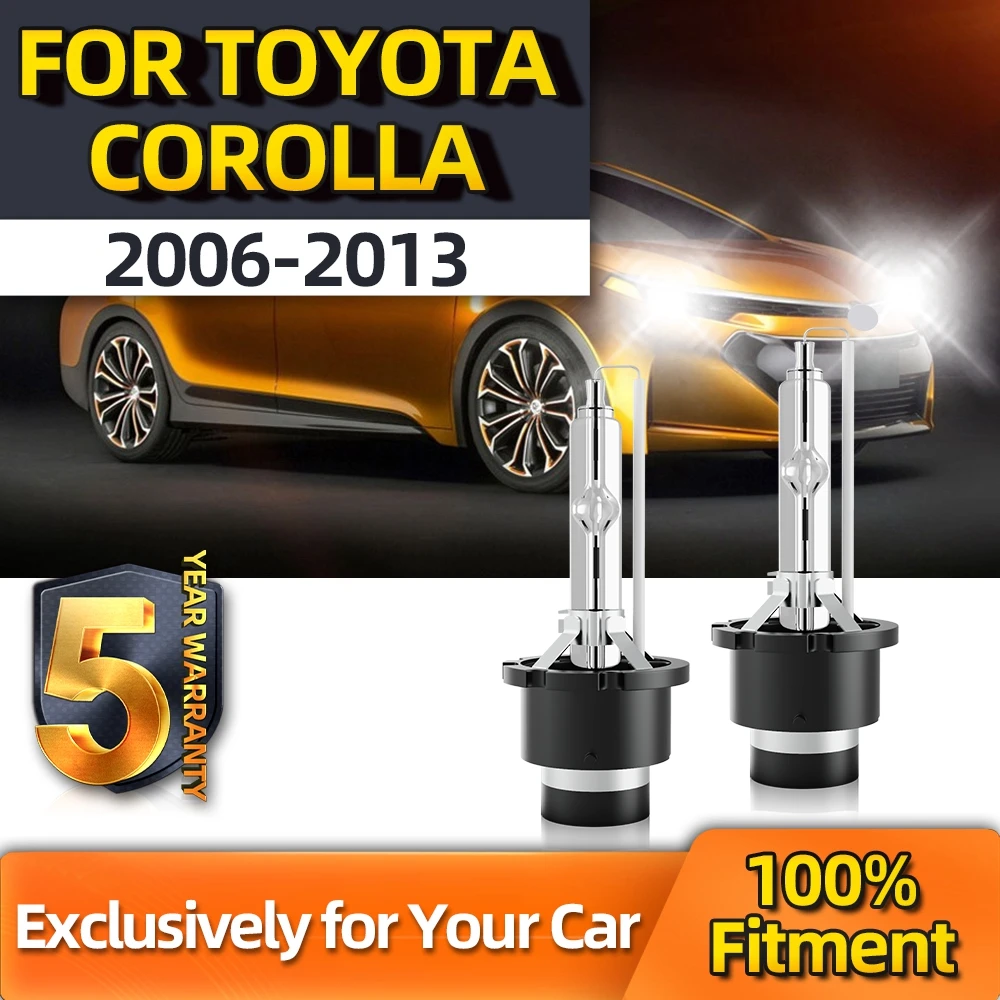 

TEENRAM D4S Auto Light Replacement Bulb 35W 6000K Super Bright HID For Toyota Corolla 2006 2007 2008 2009 2010 2011 2012 2013