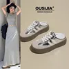 HKDQ Brand Designer Vulcanized Shoes for Womens Spring  Autumn Luxury Womens Slip-on Flat Shoes Casual Fashion Womens Shoes 2