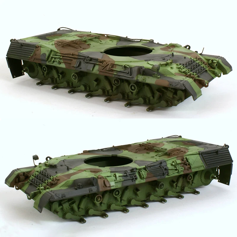 Airbrush-Sprühplatte, Schablonenwerkzeuge, Tarnlackierung, Abdeckband für den Modellbausatz Leopard 1A3 1A4 1/35 – Detail 2