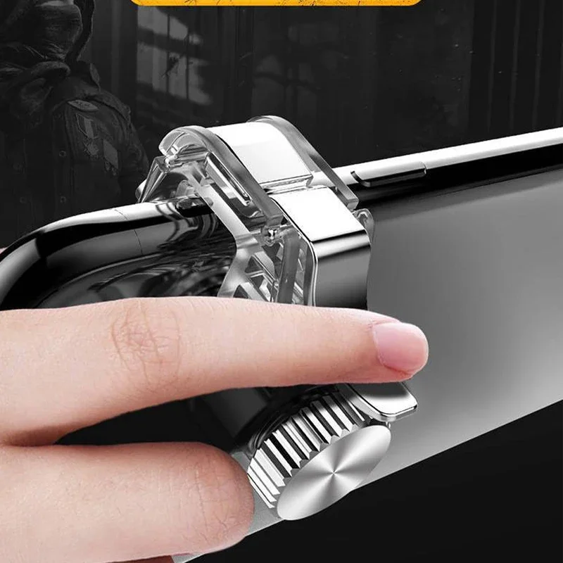 Phone Mobile Gaming Trigger Fire Button Handle Auxiliary Press Shooter Game For PUBG Fire Shooting Aim Keypads L1R1 Controller