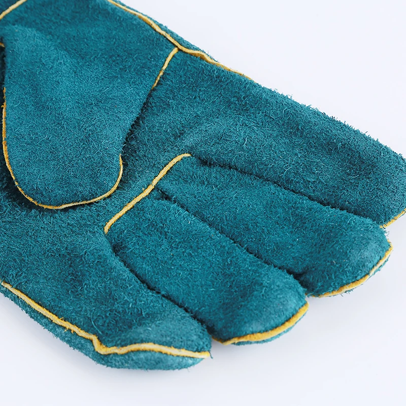 Safety Gloves Catch Dog Cat Reptile Animal Ultra Long Leather Green Pets Grasping Protective Green Iguana Anti Grasping Gloves