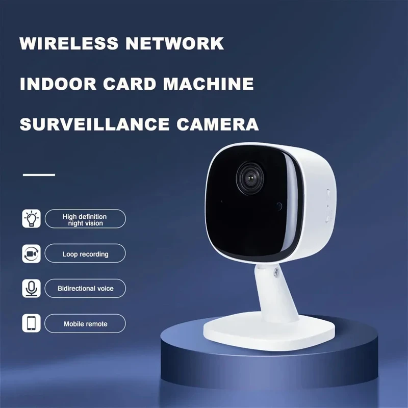 8K Ultra HD WiFi Indoor Security Camera with Audio and Infrared Night Vision