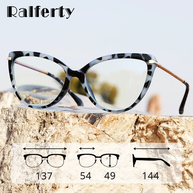 Myopia Retro Eyeglasses Frames Cat Eye Round Decorative Glasses Optical Eyewear