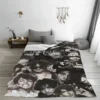 Sturniolo Triplets Plaid Blankets Sofa Cover Fleece Print Handsome Boy Lightweight Thin Throw Blanket for Sofa Outdoor Bedspread 3