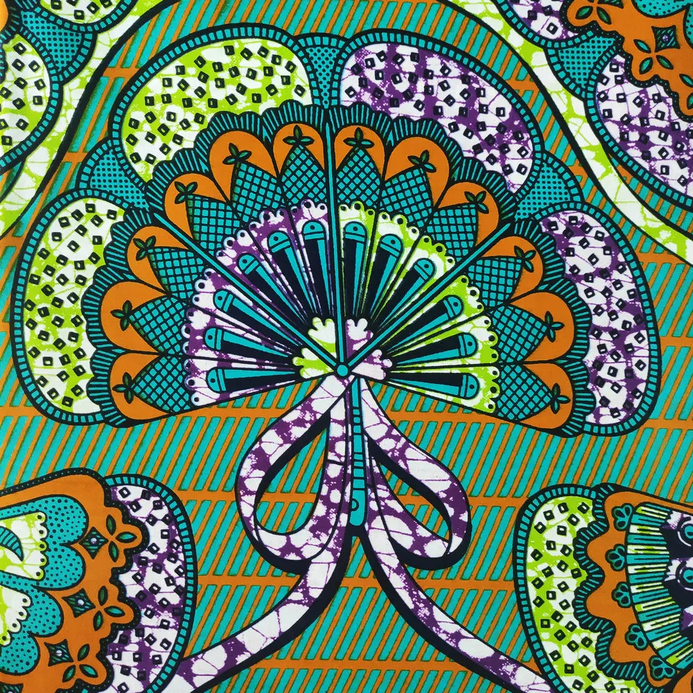 Item No.HH2-3 Choose veritable wax fabric super London wax 100% cotton textile 40/40 yarn count african wax fabric clothing fabric