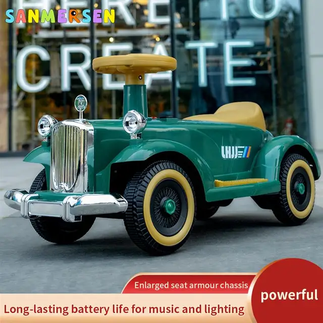 Children'S Electric Car Kids'S Ride-On Toys Scooter Tricycles 1-6year Child Four Wheel Toy Car With Music And Light Balance Bike 1