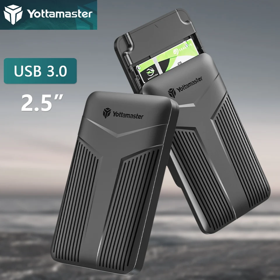 Yottamaster 2.5 "Pollici Sata Ssd Custodia Esterna Usb A 3.0 Tipo C Hdd Drive Enclosure 5Gbps Usb3 Hard Disk Storage Box Cover Housing
