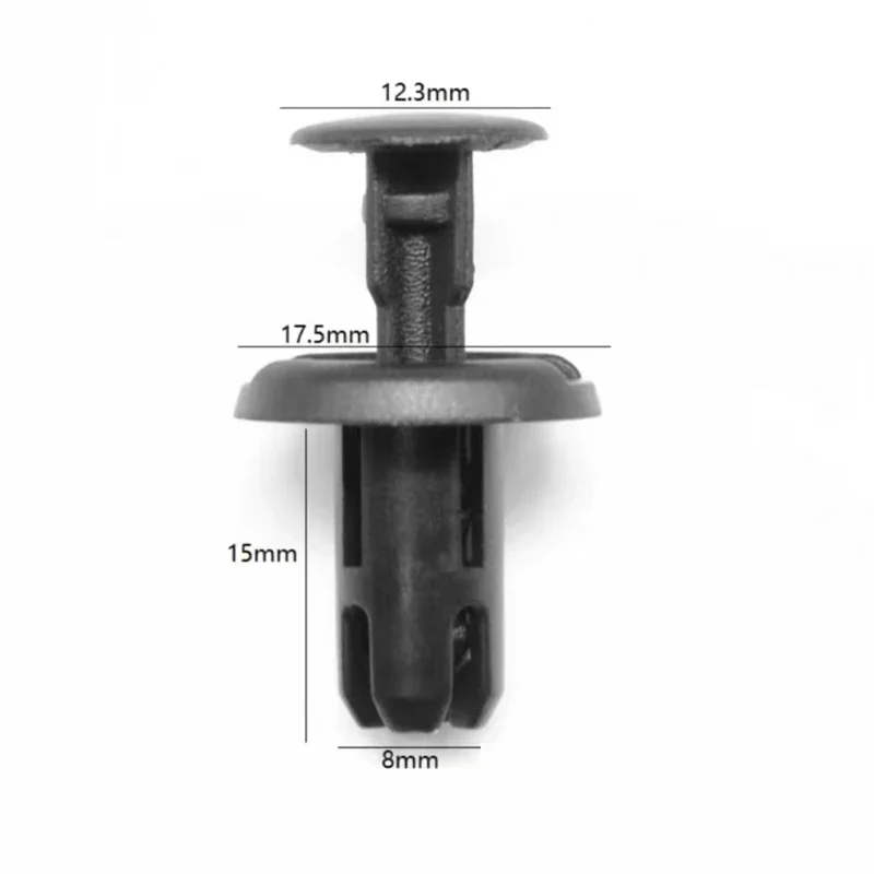 10Pcs 18mm Rear Push Rivet Bumpers Skirts Undertray Diffuser Retainer 1006535-00-A 100653500A For Tesla Model S
