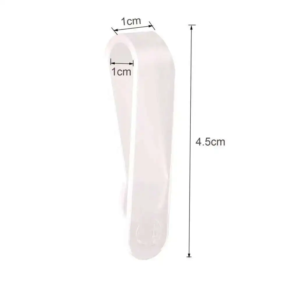 Small Mini Paperclip Clear Storage Clips Quilt Binding Plastic Clamps