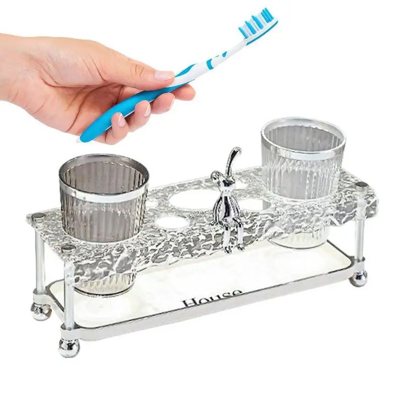 

Bathroom Toothbrush Holders Shiny Acrylic Bathroom Caddys For Toothpaste Bathroom Caddys For Toothpaste Acrylic Toothbrush
