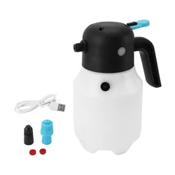 High-Performance Electric Spray Bottle with Multifunctional Air Pump - Ideal for Car Washing and Irrigation, 1.8L Capacity (White)