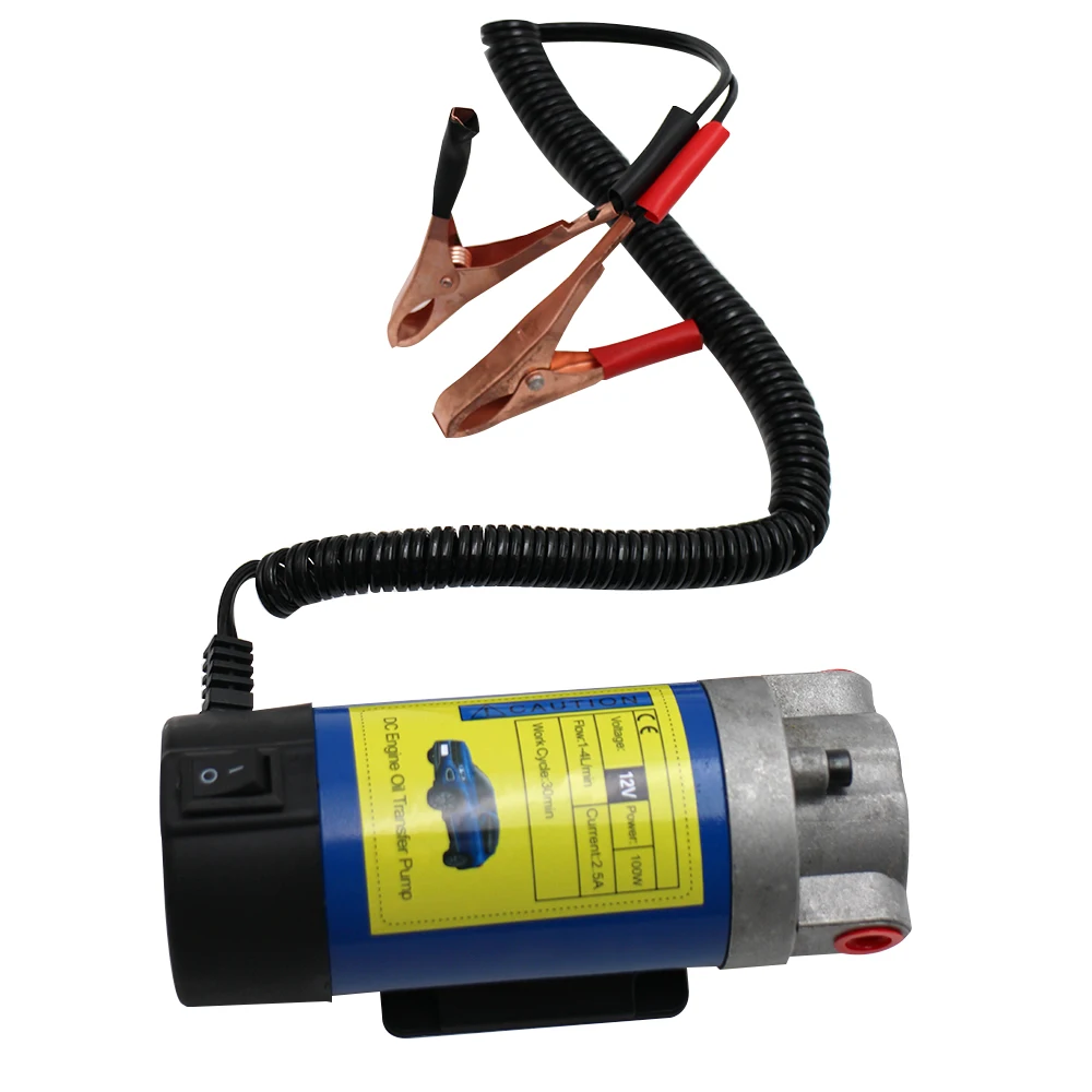 Vehicle Oil Diesel Extractor Pump 12V 24V 100W Motor for Car Boat Engine Electric Transfer Fuel Suction Tool