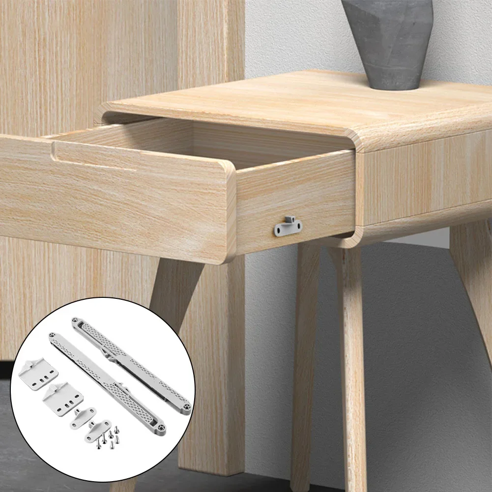Drawer Slides Drawer Damper Automatic Closing Soft Closing For Cabinet Kitchens Bathrooms Closets 2pcs drawer slides