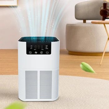 Air Purifier Smoke Odor Negative Ion Generator with Aromatherapy Air Cleaner for Household HEPA Filter Efficient Purifying Air 1