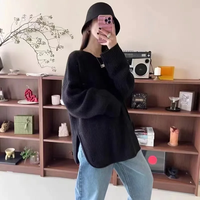 Autumn Winter Knitted Sweater Tops for Women