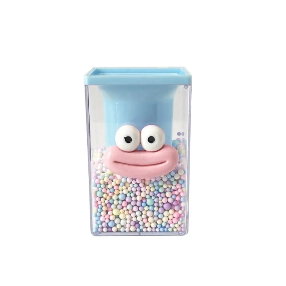 

Милый держатель для ручки, Забавный креативный ящик для хранения канцелярских принадлежностей, акриловый цветной держатель для шариковых ручек ручной работы для детей