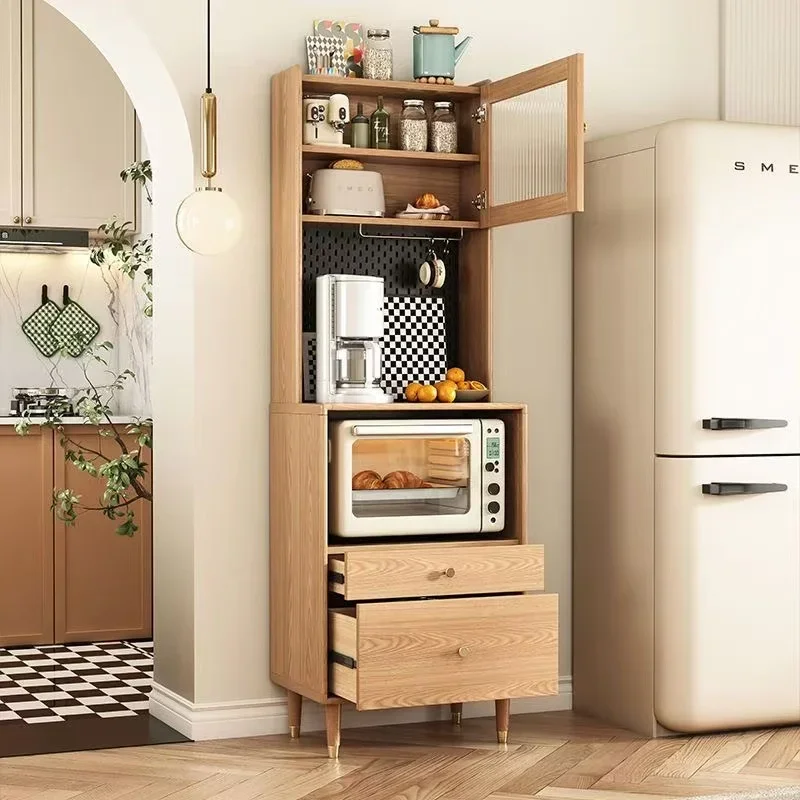 Wooden Kitchen Pantry Storage Cabinet, Freestanding Hutch Cabinet Storage Doors & Shelves, et Sideboard, Console Table