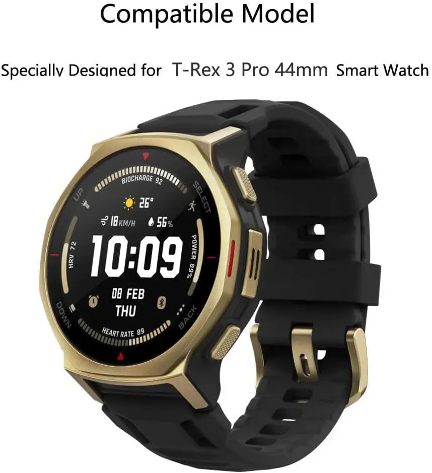 Premium Tempered Glass Screen Protector Set for Smartwatches - 3 Pack