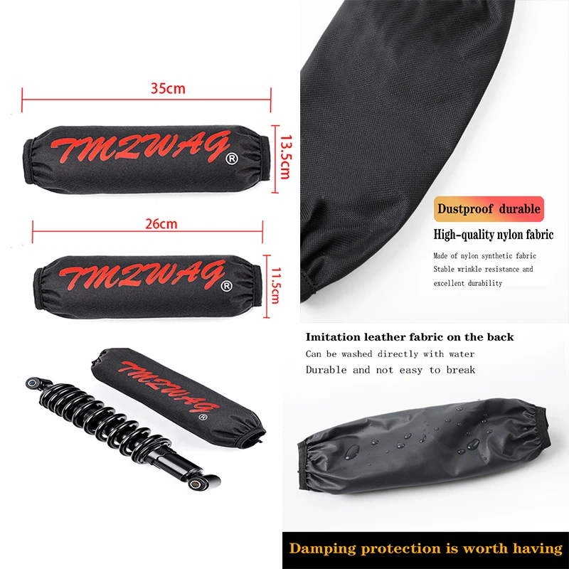 

For Dirt Pit Bike Motorcycle ATV Quad Scooter Rear Shock Absorber Suspension Protective Cover