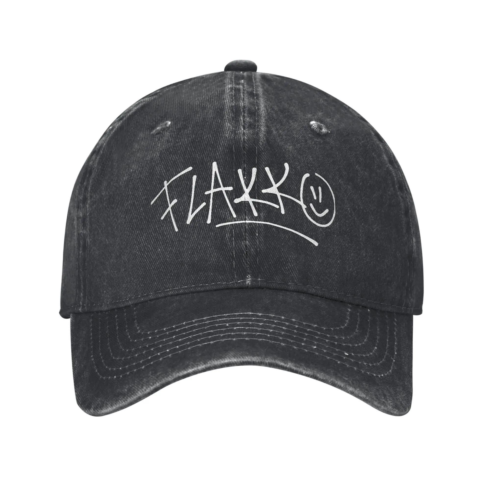 Rels B Flakk Smile Baseball Caps Casual Distressed Cotton Boys Don't Cry Sun Cap Unisex Style Outdoor Workouts Soft Hats Cap