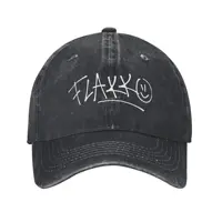 Rels B Flakk Smile Baseball Caps Casual Distressed Cotton  Boys Don't Cry Sun Cap Unisex Style Outdoor Workouts Soft Hats Cap 1