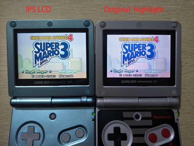 Konsol Game genggam Game Boy Advance SP, konsol Game genggam