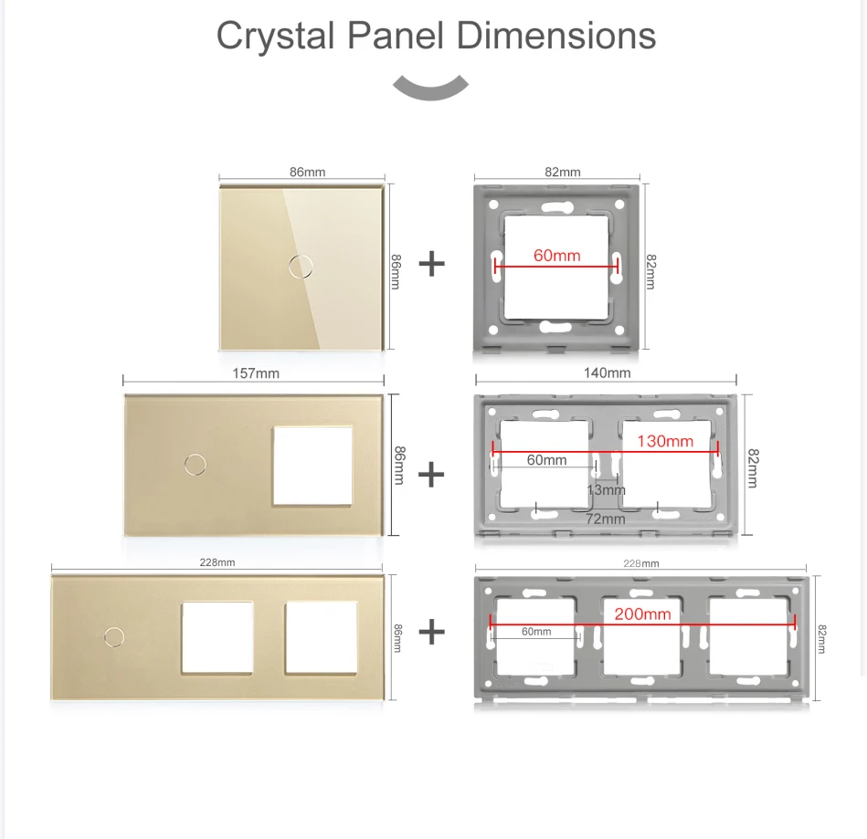 De Energia, Painel De Vidro Dourado, 1Way,
