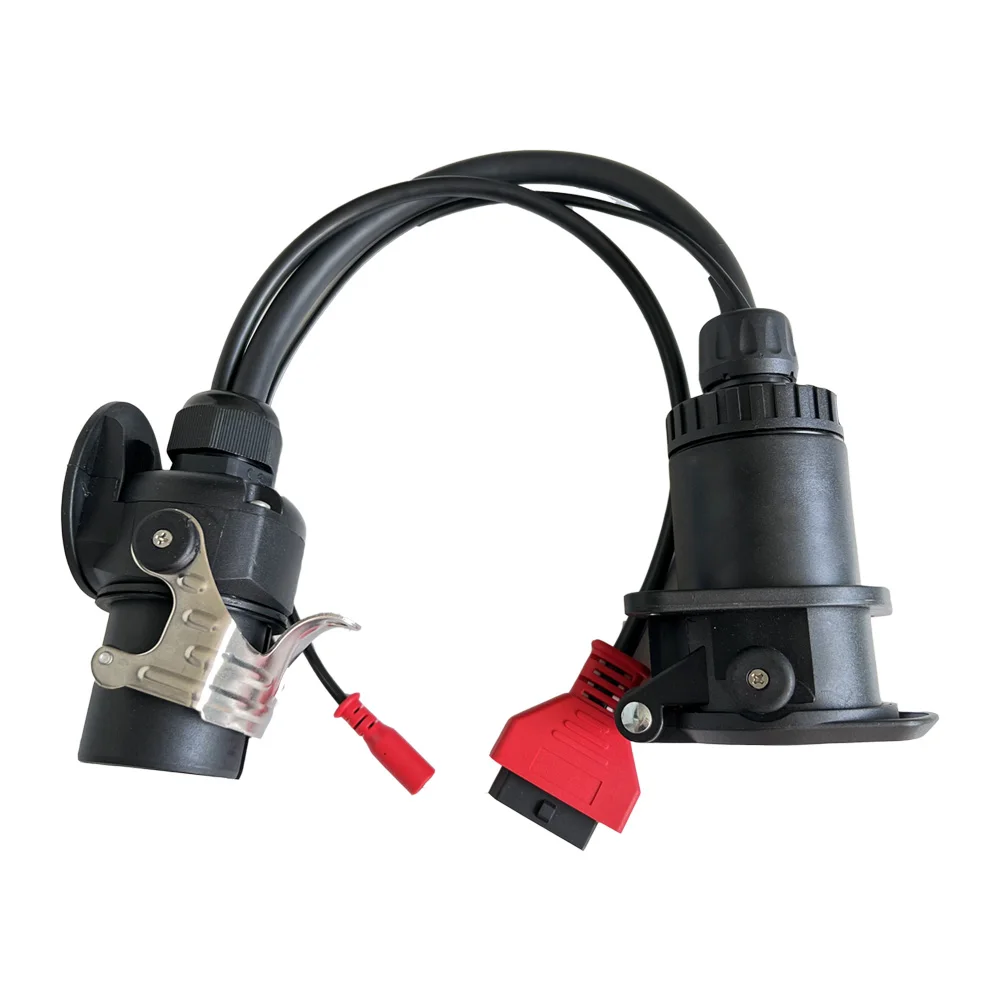 Truck EBS ISO 7638 OBD2 Trailer Diagnostic Adapter Cable for Bosch ,for Autel, for Autocom and Many Other Truck Vehicles 6
