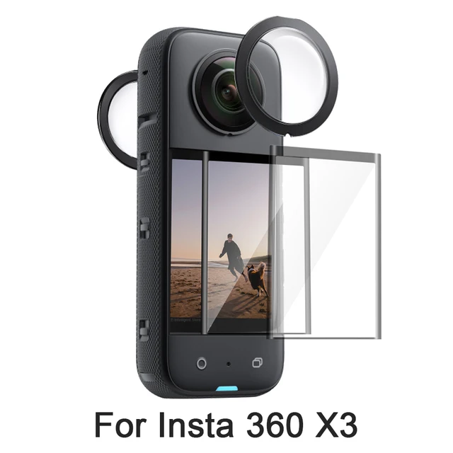 Upgraded Lens Guards for Insta360 X3 Accessory Lens Protector for Insta 360  X3 Anti-scratch Tempered Glass Sticky Guard New - AliExpress