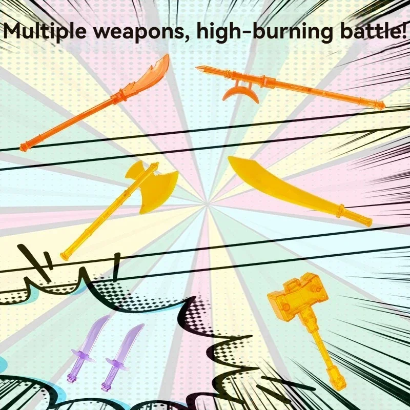 Giocattoli di assemblaggio di modelli tridimensionali Decorazione di burattini multi-articolabili Action Figures Giochi di regali anime - immagine 4