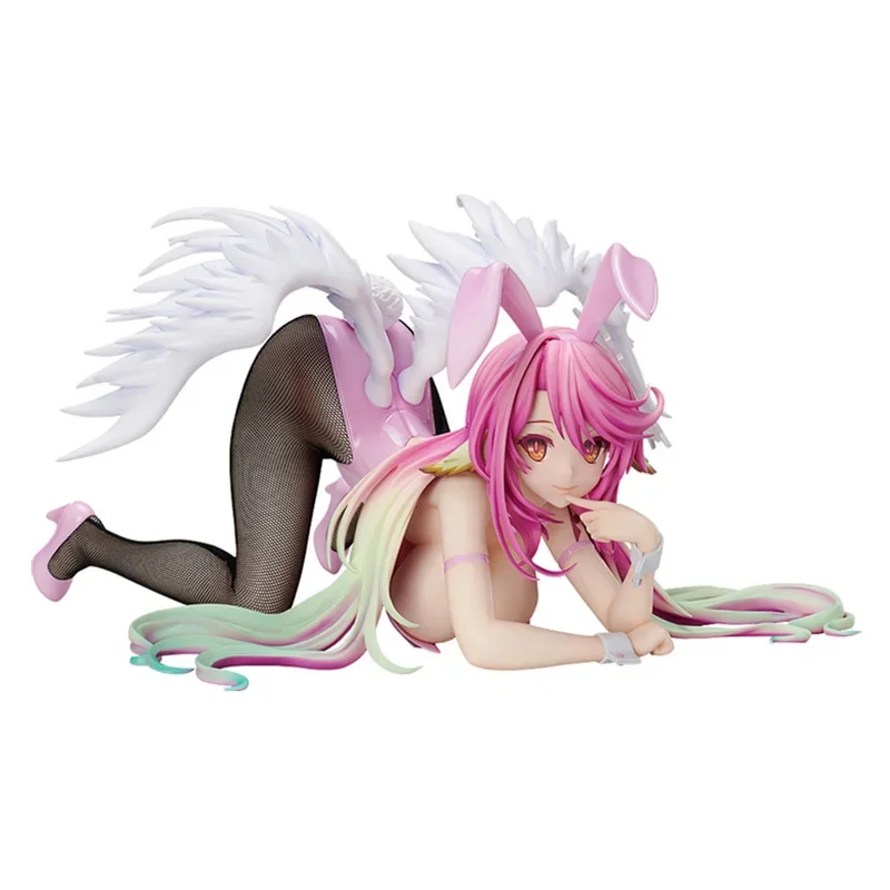 

No Game No Life Jibril Bunny Ver. 1/4 Scale PVC Anime Figure Figurines Model Toys Sexy Girl Collection Doll Gift T30