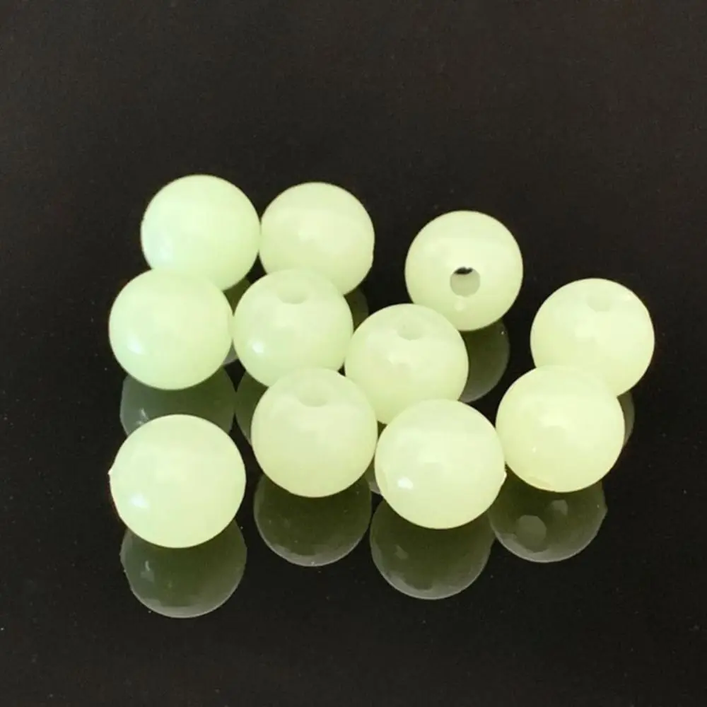 

170pcs/set Plastic Fishing Soft Floats Beads Hot Luminous Stoppers Hard Rubber Floating Glow Luminous Light Sea fishing