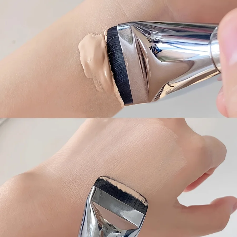 Flat-head Foundation Brush Ultra-thin Flat Brush Head Traceless Mask Brush Mixed Foundation Cream Makeup Brushes