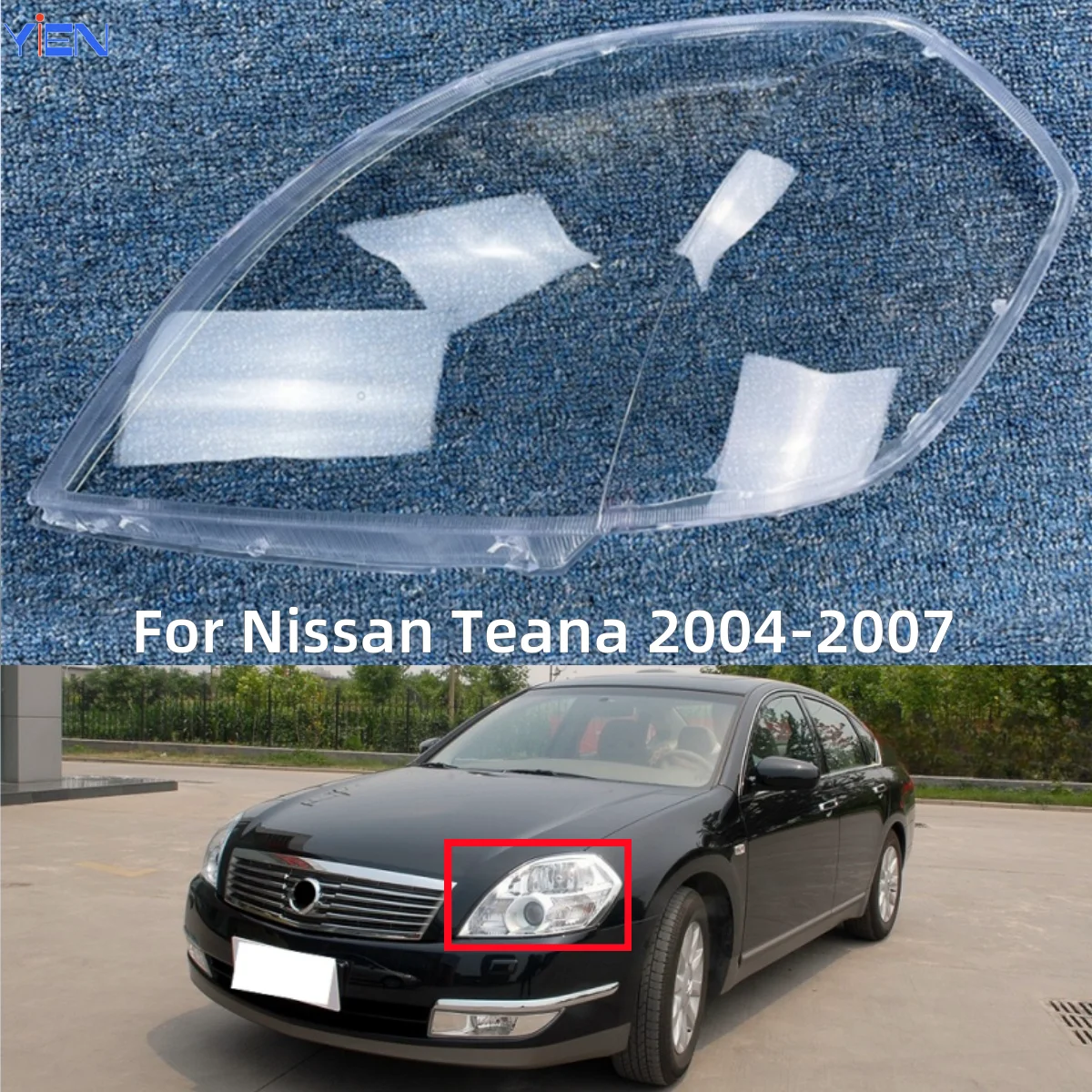 닛산 티아나 2004 2005 2006 2007 자동차 액세서리, 헤드라이트 유리,  전등..