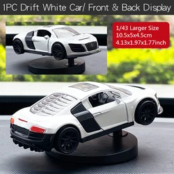 Race Car Ornaments - Fun Swinging Dashboard Decorations (Drift Race Black)