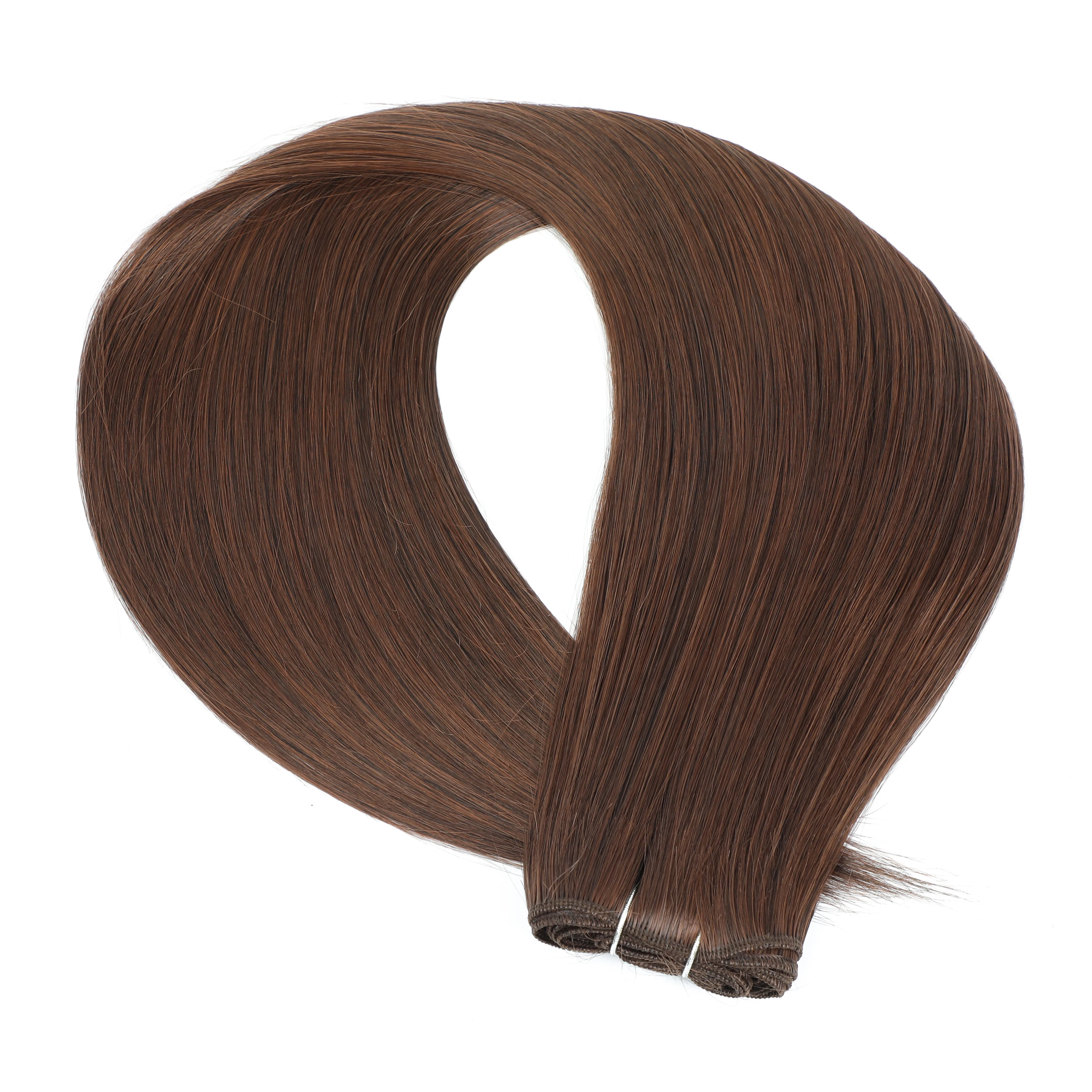 Gladys Bone Straight Hair Bundles Bio Natural Hair Extensions Synthetic Yaki Straight Weaving Full to End