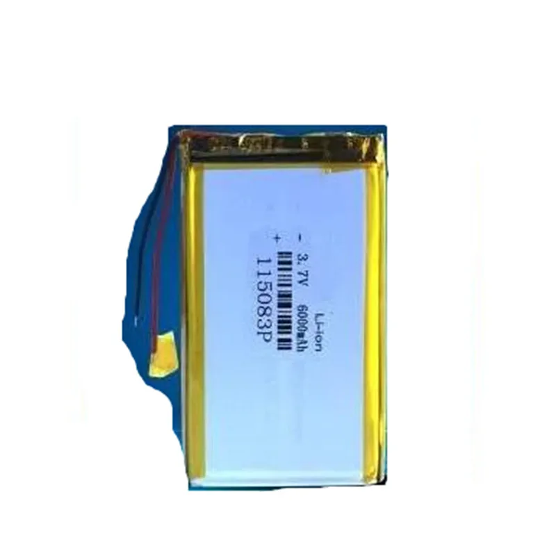 

3,7 V 115083 6000MAh литий-полимерный литий-ионный перезаряжаемый аккумулятор