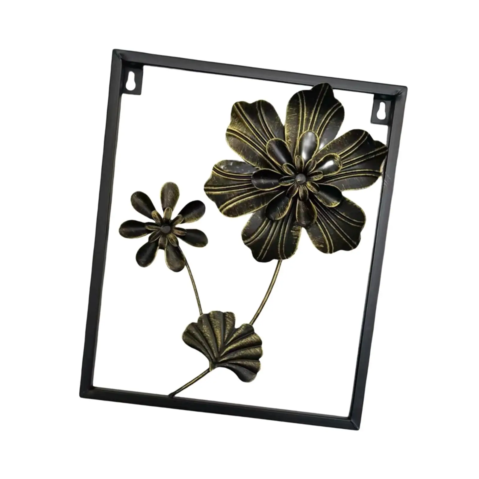 Flower Metal Wall Art Decor Hanging Office Living Room Floral Wall Sculpture