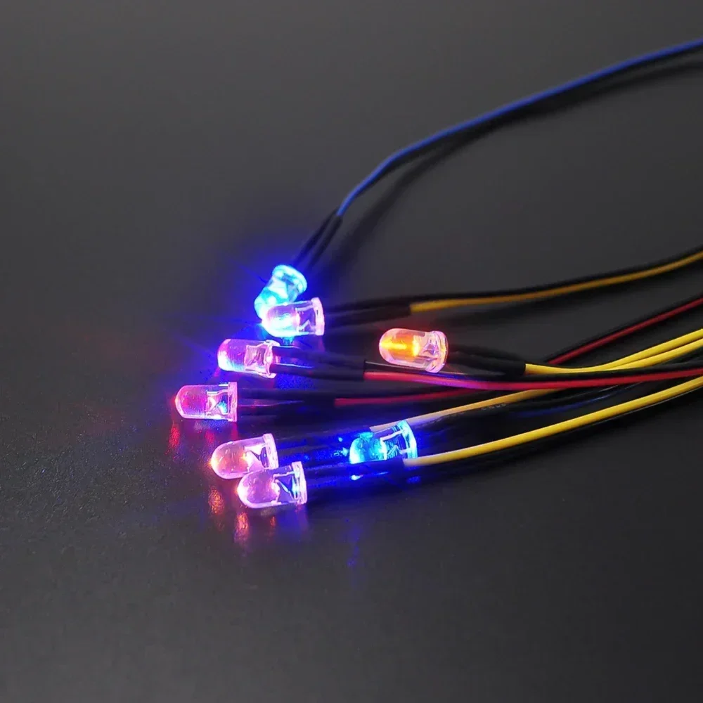DUMBORC RC Auto FZD Simulationslichtregler 12 LED-System-Kit für 1/10 1/8 Truck Drift TAMIYA CC01 4WD Axial SCX10 – Detail 10