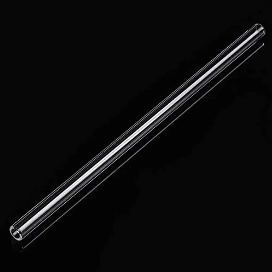 8 inch long premium borocilicate glass tubes 10 mm OD 2 mm ID wall 5/10/20Pcs hookah accessories